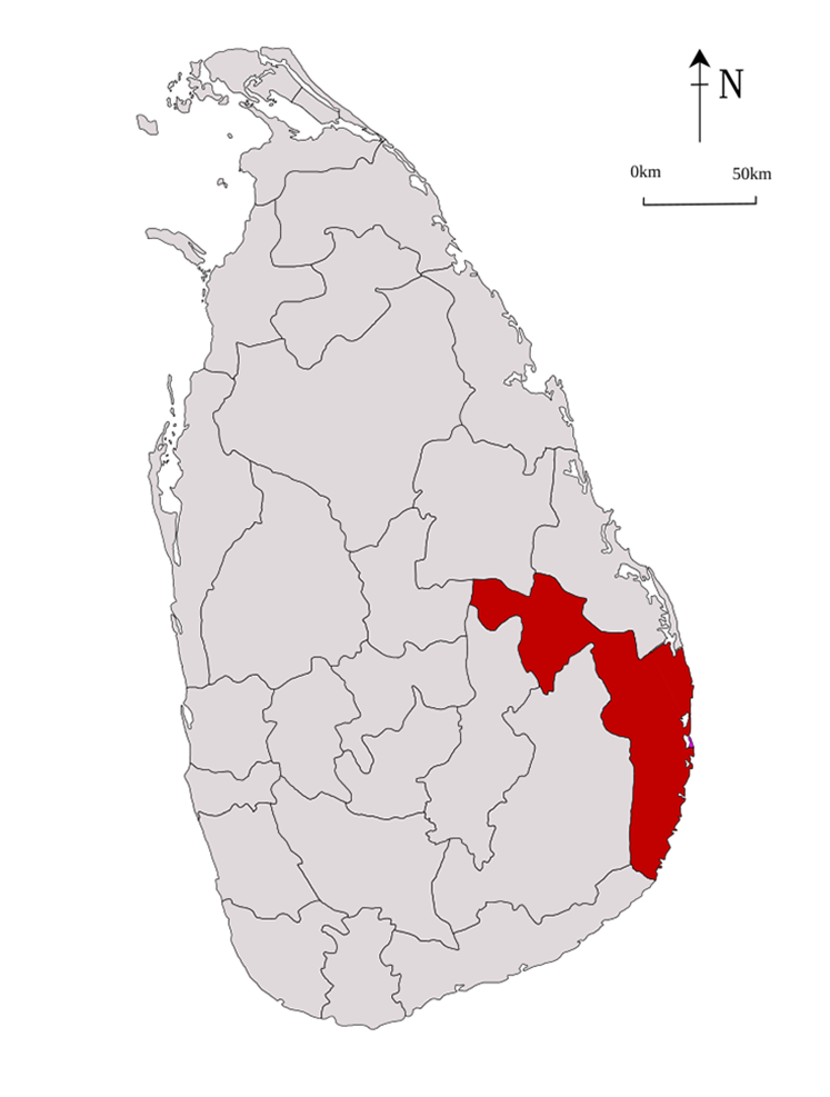 Ampara district Sri Lanka