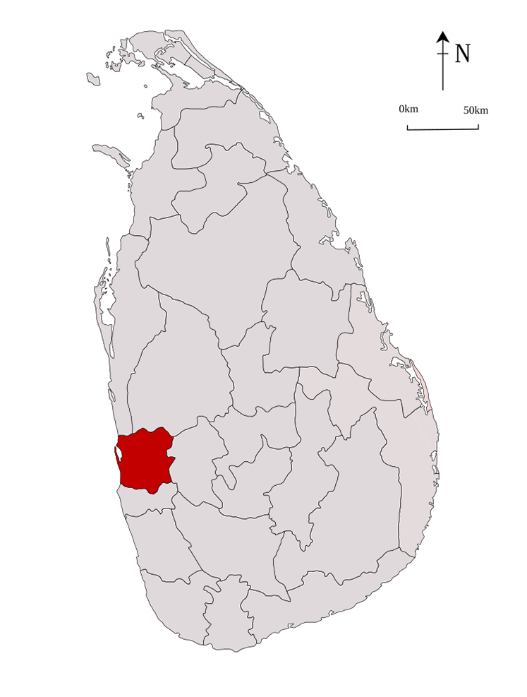 Gampaha district Sri Lanka