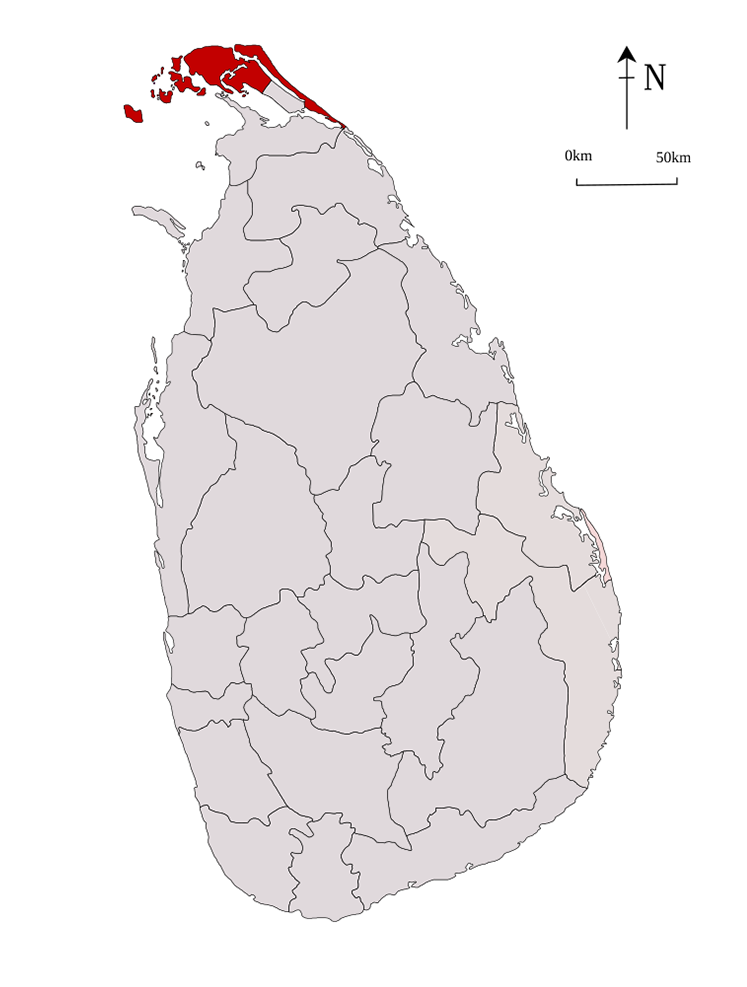 Jaffna district Sri Lanka
