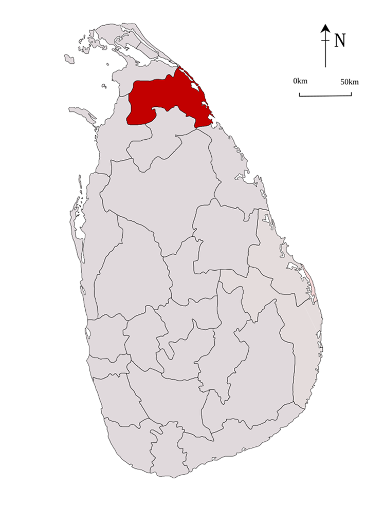 Mullaitivu district Sri Lanka