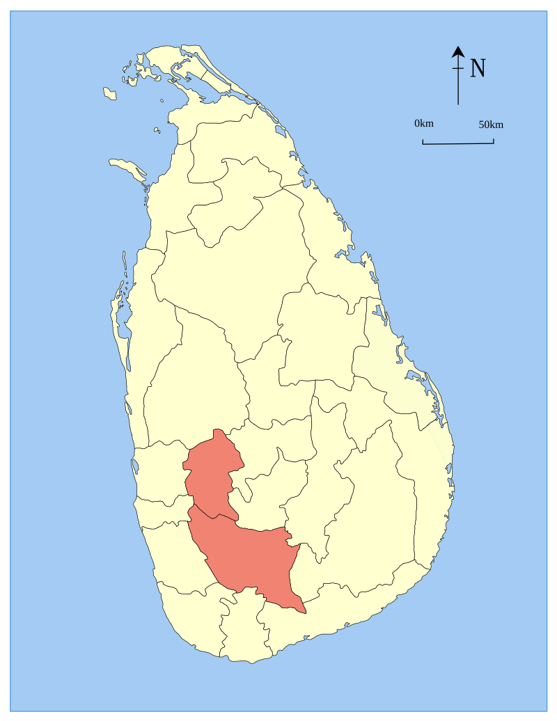 Sabaragamuwa province Sri Lanka